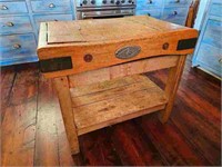 Herbert & Sons Antique Butchers Block