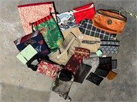 LOT OF WALLETS AND SM BAGS