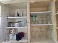 Contents of Kitchen Cabinet - Glassware & More