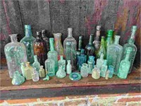 Large Estate Grouping of Antique Bottles - Lot 2
