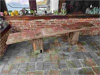 Farmhouse Barn Wood Bench Seat