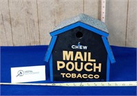 Chew Mail Pouch Tobacco Bird House Signed by H. Wa