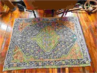 Hand Knotted Oriental Rug - 74" x 51.5"
