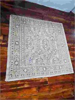 Hand Knotted Rug - 58" x 56"