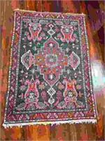 Antique Hand Knotted Rug - 59" x 41"