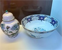 Japanese Bowl and Urn