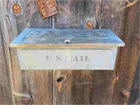 Antique Tin US Mail Box