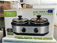 Tru Dual Crock Slow Cooker