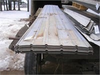 (21) SHEETS 20' USED GALVANIZED ROOF TIN