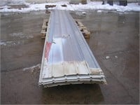 (12) SHEETS 20' USED GALVANIZED ROOF TIN