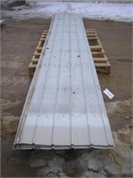 (6+) SHEETS 16' USED WHITE ROOF TIN