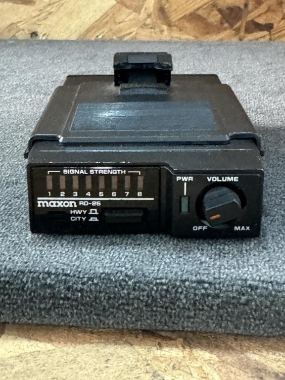 Maxon Radar Detector