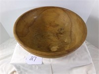 OCCUPIED JAPAN LG WOODEN BOWL
