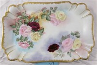 ICE CREAM PLATTER FRANCE HAND PAINTED