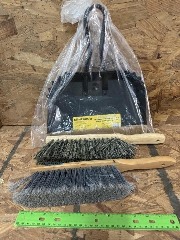Brushes And Dust Pan