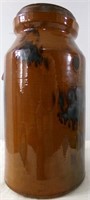 TURTLE CREEK POTTERY TALL COVERED JAR SIGNED