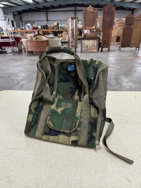 Camo Backpack Dog Carrier