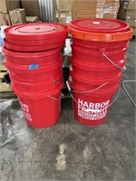 Harbor Freight Buckets W/ Lids