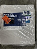 Medium Duty Canvas Drop Cloth 9x12