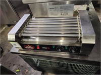 Electric hot dog roller grill
