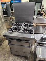 4 burner oven