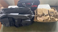 3 misc bags and range bags