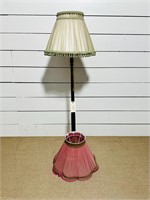 Vintage Floor Lamp w/Extra Shade