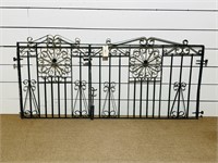 Painted Iron Double Gate
