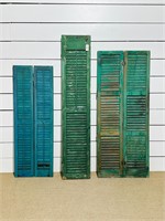 Group Lot - Painted Wooden Shutters