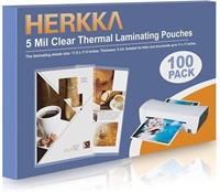 HERKKA 100 Pack Laminating Sheets