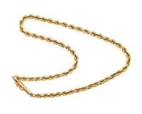 14K OTC Italy Rope Chain Bracelet.
