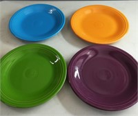 (4) Fiesta Ware Dinner Plates