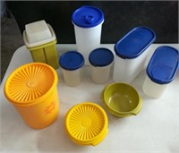(9) Piece Tupperware Lot, Most With Lids