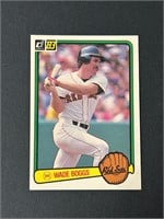 1983 Donruss Wade Boggs Rookie Card