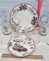 Christmas Plates & Table Decor