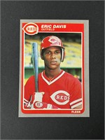 1985 Fleer Eric Davis Rookie Card