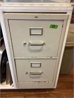 2 Drawer HON File Cabinet & Contents