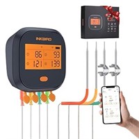 INKBIRD Wireless WiFi Meat Thermometer, Rechargea