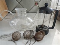 Schoff Glass Tea Pot and More