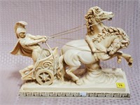 A. Santini Roman Chariot Sculpture