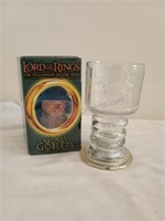 Lord of the Rings Gandalf  Glass Goblet