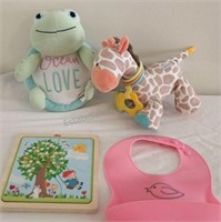 Child's Haba Puzzle, Carter's Baby Plush & More