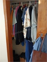 Bedroom Closet Contents - Assorted Clothing/Sizes