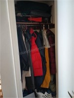 Walkway Closet Contents - Assorted Jackets/Sizes