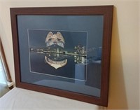 US Customs Special Agent Framed Art 19x23