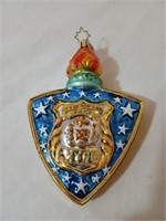 Christopher Radko NYPD/NY Ornament