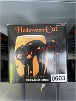 Ceramic Halloween Cat Mug (Backhouse)