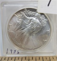 1986 American Silver Eagle, BU