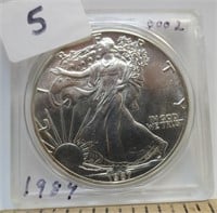 1987 American Silver Eagle, BU