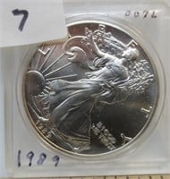1989 American Silver Eagle, BU